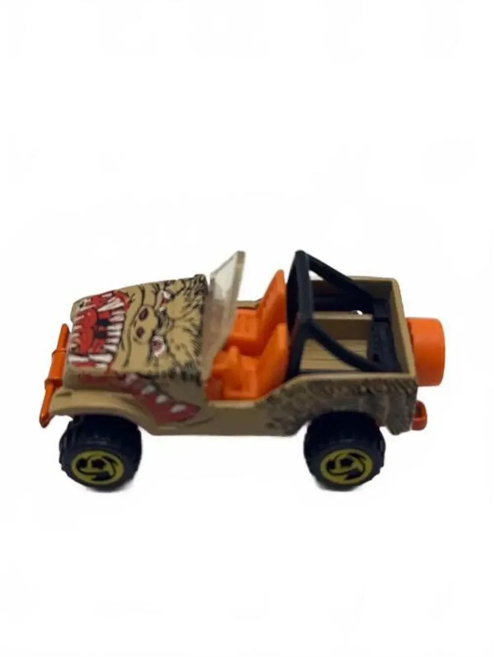 Hot Wheels Vintage Jeep with Monster Face Design